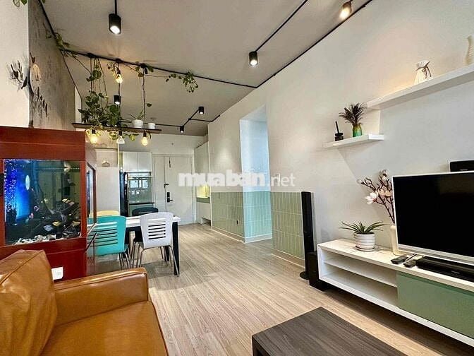 Căn 55m2, 2PN, full nội thất, cc Topaz City, p4, q8