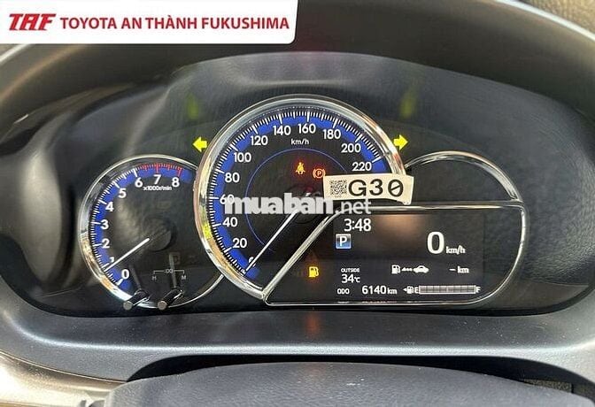 Toyota Vios G 2022 – Odo 6.000km, còn BH hãng