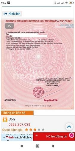 Bán nhà đất đối diện dự án Vinhomes 