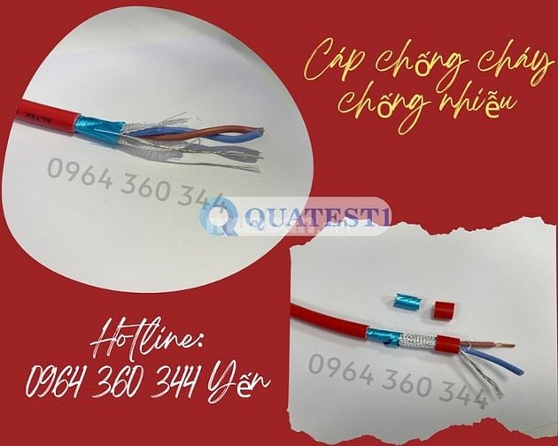 Cáp báo cháy chống cháy chống nhiễu 2x1.5 sẵn kho