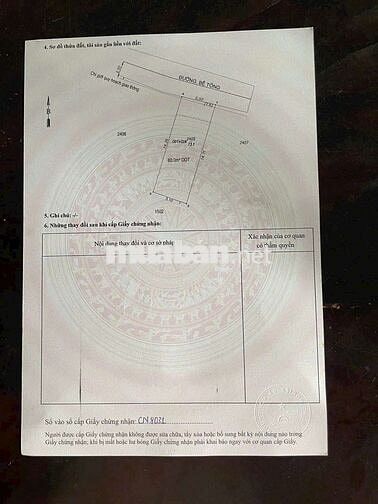 Bán 73m2 đất đường Nguyễn Tri Phương, Dĩ An gần chợ Dĩ An 1