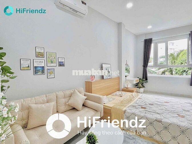 CĂN HỘ 1PN TÁCH BẾP SẴN NỘI THẤT_CỬA SỔ_BAN CÔNG_GIÁP QUẬN 6, QUẬN 11
