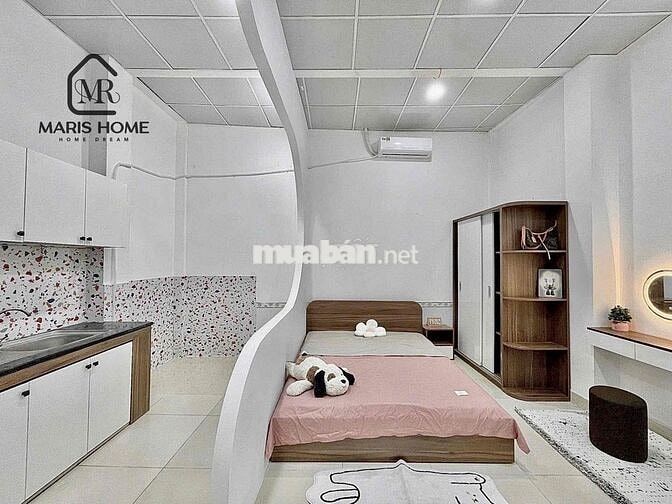 CĂN HỘ 1PN TÁCH BẾP SẴN NỘI THẤT_CỬA SỔ_BAN CÔNG_GIÁP QUẬN 6, QUẬN 11
