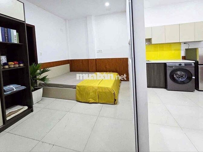 Cho Thuê Căn Hộ 1 Phòng Ngủ Máy Giặt Riêng Tách Bếp Full NT Gần Hà Đô
