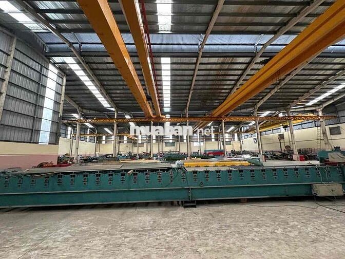 Cho thuê kho xưởng mặt tiền quốc lộ 1A, có cẩu trục, hàng hiếm, đẹp.