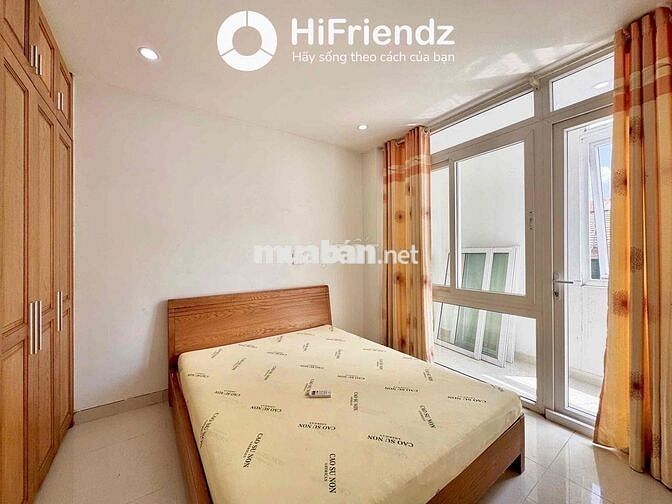 2 Phòng Ngủ -60m2 - Full Nội Thất- Hầm Xe- Thang Máy- Cv Lê Thị Riêng