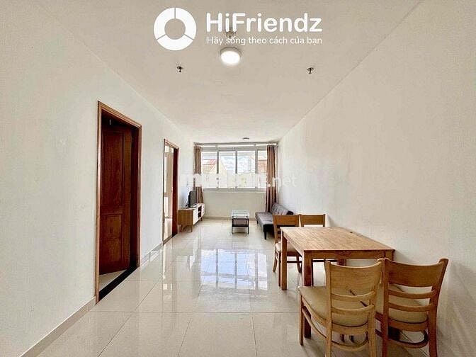 2 Phòng Ngủ -60m2 - Full Nội Thất- Hầm Xe- Thang Máy- Cv Lê Thị Riêng