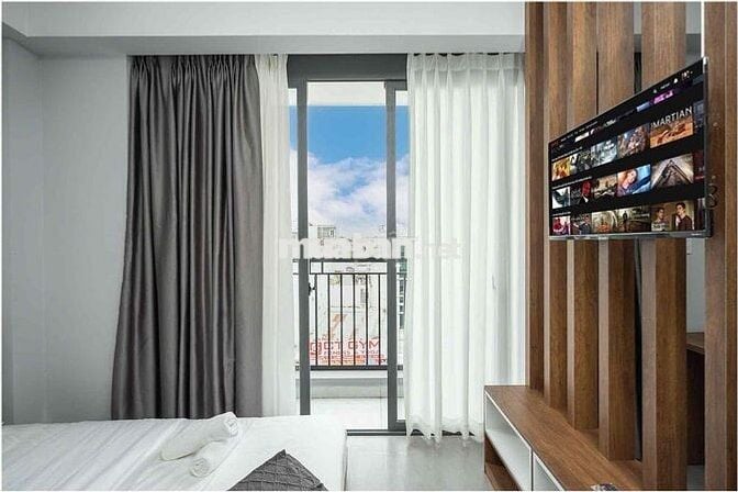 🌆1 Phòng Ngủ Ban Công Thoáng Mát Full Nt Cao Cấp, Decor Cực Xịn✨