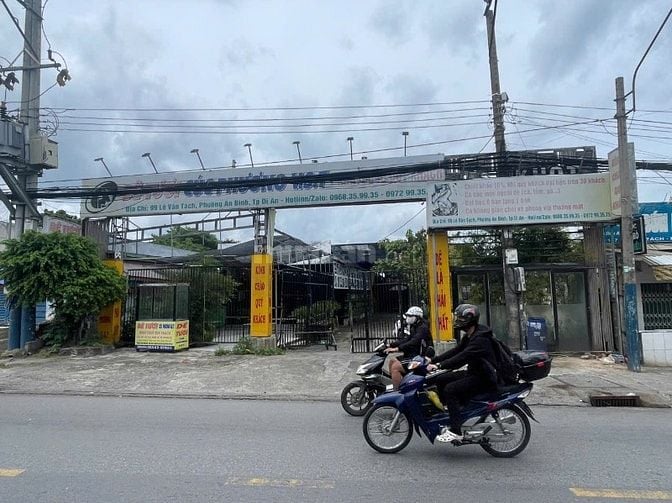 CHO THUÊ ĐẤT MẶT TIỀN ĐƯỜNG LÊ VĂN TÁCH – PHƯỜNG DĨ AN, TP.HCM