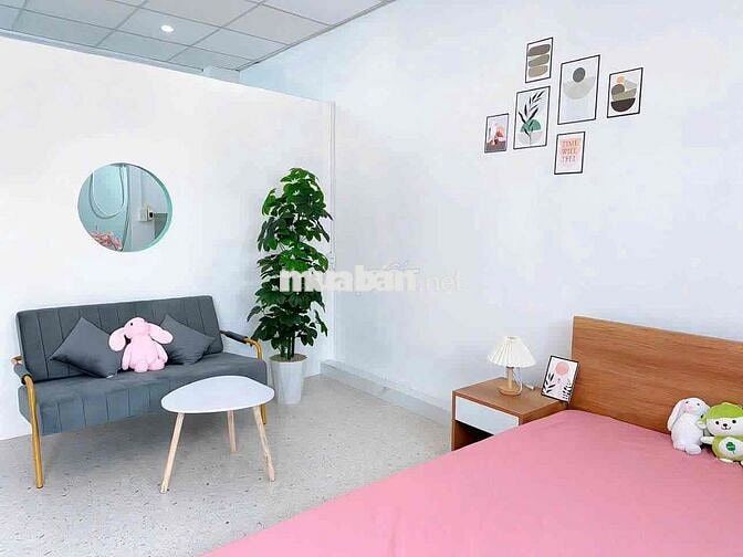 Cho Thuê Căn Hộ 1PN Full Nội Thất Tách Bếp Ban Công Đối Diện Công Viên