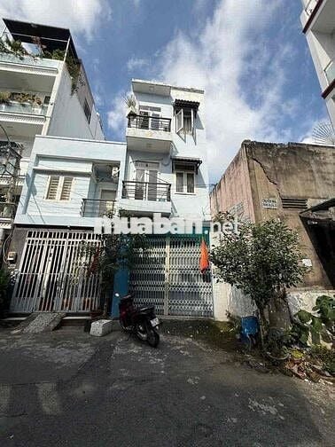 Cho Thuê nhà  hẻm 8 M thông : 4 x 14 đúc 1 trệt , 2 lầu : 4 PN