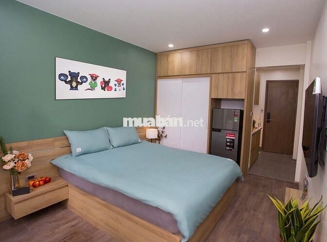 Chính chủ cho thuê gấp căn hộ đủ đồ KV Nguyễn Khang, 30m2, từ 6tr