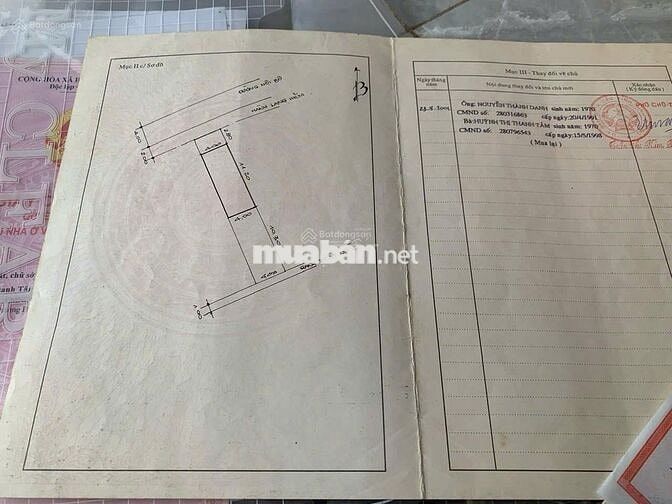 Bán NR tại Đại Lộ Bình Dương, 3,5 tỷ, 100m2, 3PN, 2WC, mặt tiền 4m