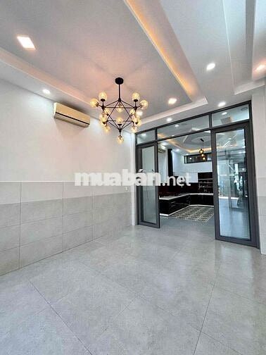 Nhà Hẻm 8M An Dương Vương.DT:4 X 25. Trệt 2Lầu ST.4PN 4WC
