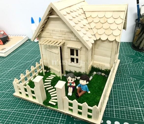 Nhận đặt làm mô hình nhà que kem theo yêu cầu