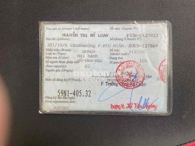 xe Vission bstp nguyên zin