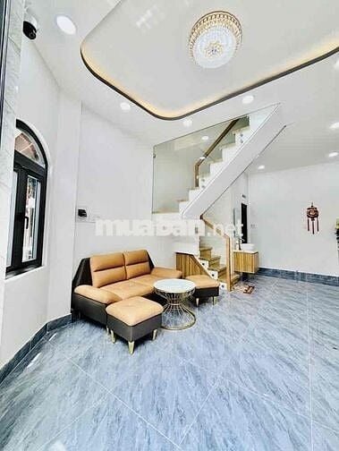 3 Tỷ74, bán nhà mới đẹp Quận 6, Dtsd 50m2, 2 pn, sổ riêng
