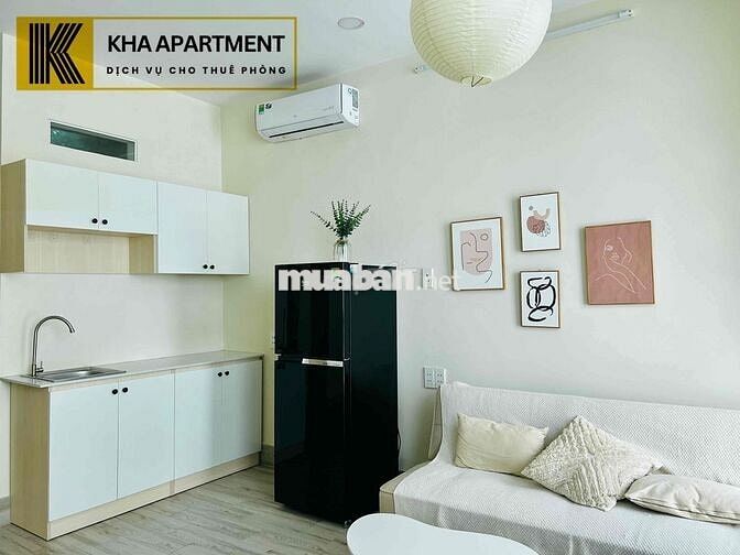 Căn hộ 1 Phòng ngủ full nội thất có ban công cho nuôi chó mèo