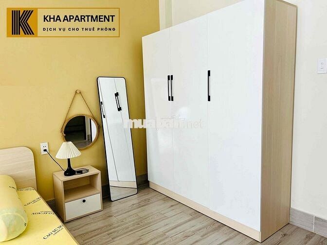Căn hộ 1 Phòng ngủ full nội thất có ban công cho nuôi chó mèo