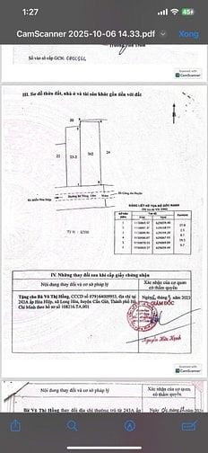 Bán gấp lô đất VIP 280m² full thổ cư cách biển Cần Giờ 2km giá 12 tỷ