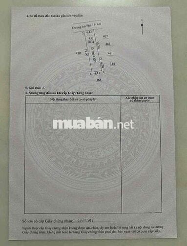 BÁN ĐẤT GIÁ TỐT 85m2 – KHU PHỐ 1B, AN PHÚ TP HCM – 850TR SHR