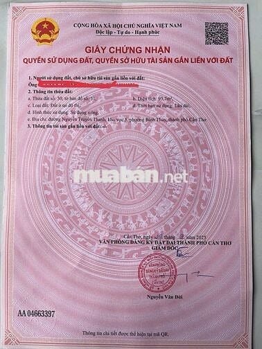 NHÀ RỘNG 5,1m MT NGUYỄN TRUYỀN THANH GẦN NGÃ 3 LHP KHU VỰC ĐÔNG ĐÚC