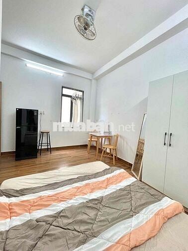 🏠Studio Cách mạng tháng8 quận3 27m2 cửa sổ trời Full nội thất giá 5tr8