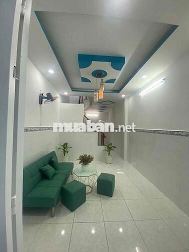 Nhà 50m2 , 1 trệt 1 lầu ,2 phòng ngủ ở gần chợ Nhị Xuân , Hóc Môn,