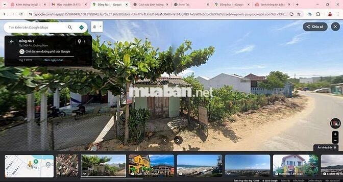 BÁN LÔ ĐẤT XÂY DỰNG KHÁCH SẠN TẠI CẨM HÀ, HỘI AN, QUẢNG NAM, SẴN SỔ ĐỎ
