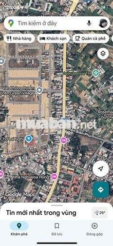 Bán đất trung tâm hội an đường Điện Biên Phủ đường 10,4