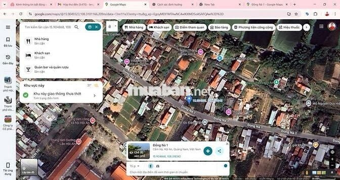 BÁN LÔ ĐẤT XÂY DỰNG KHÁCH SẠN TẠI CẨM HÀ, HỘI AN, QUẢNG NAM, SẴN SỔ ĐỎ