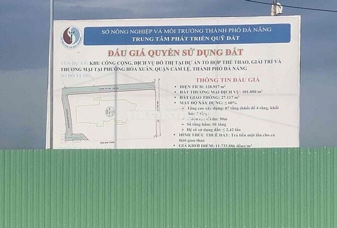 BÁN LÔ ĐẤT ĐẸP đường Trần Nam Trung– HÒA XUÂN, ĐÀ NẴNG