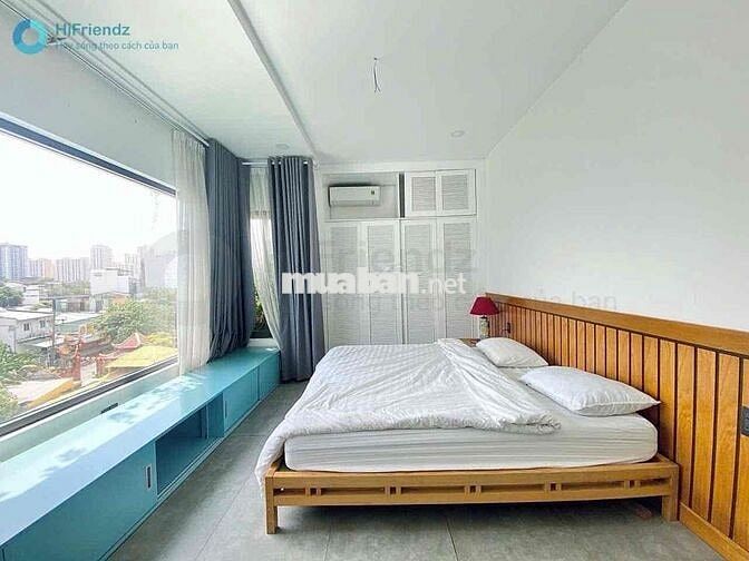 CHO THUÊ 1PN NGAY PHAN ĐĂNG LƯU PHÚ NHUẬN BAN CÔNG FULL NỘI THẤT 50M2