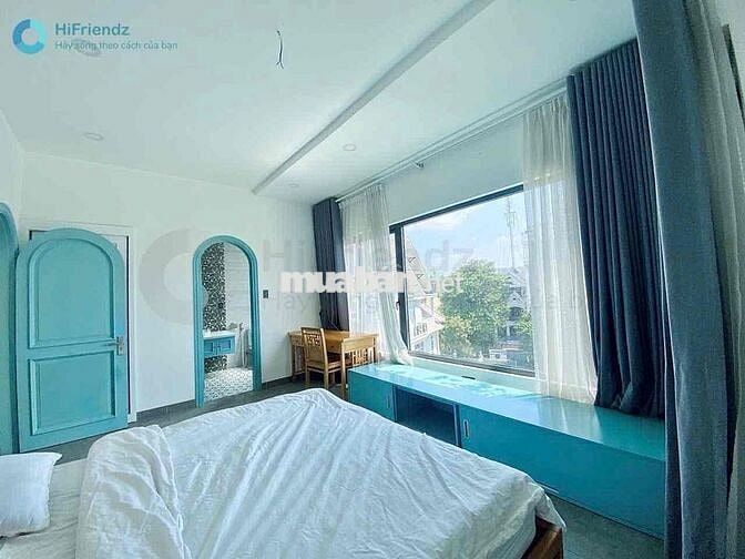 CHO THUÊ 1PN NGAY PHAN ĐĂNG LƯU PHÚ NHUẬN BAN CÔNG FULL NỘI THẤT 50M2