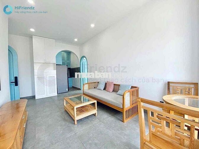 CHO THUÊ 1PN NGAY PHAN ĐĂNG LƯU PHÚ NHUẬN BAN CÔNG FULL NỘI THẤT 50M2