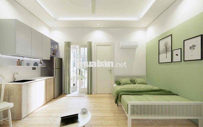 Căn Hộ Studio Ban Công Mới Siêu Đẹp Gần chợ Tiện qua Dịch Độc Lập Q1