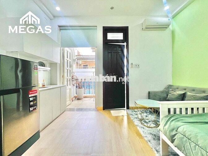 Căn Hộ Studio Ban Công Mới Siêu Đẹp Gần chợ Tiện qua Dịch Độc Lập Q1