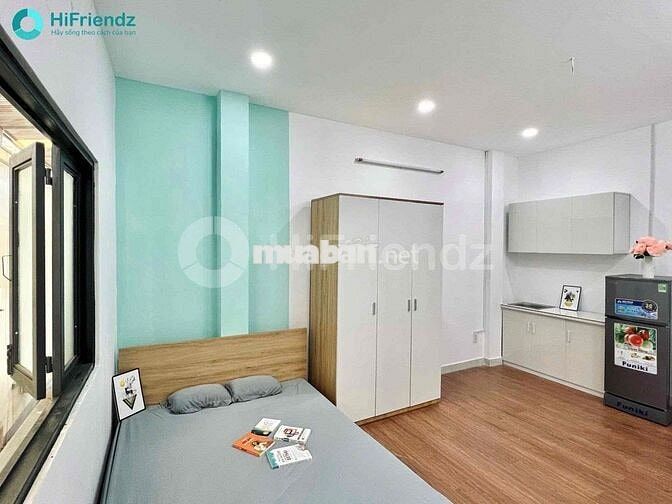 Cho thuê phòng Full nội thất cửa sổ lớn Nhà thờ Nam Hải Tạ Quang Bửu
