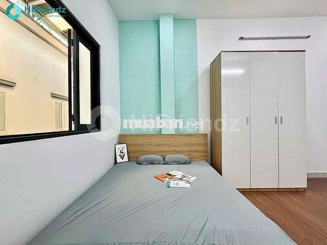 Cho thuê phòng Full nội thất cửa sổ lớn Nhà thờ Nam Hải Tạ Quang Bửu
