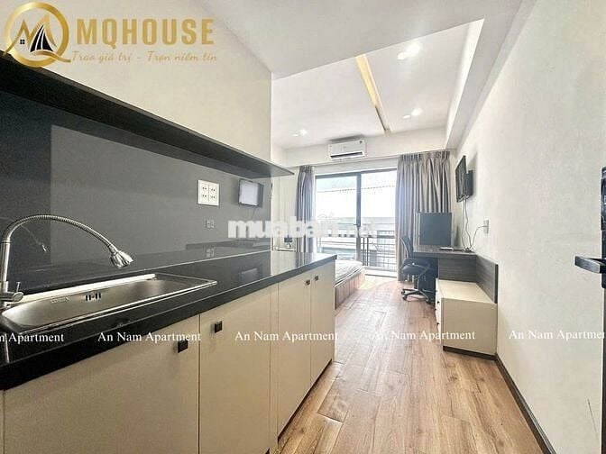 🏡 CĂN HỘ 1PN 50m2 - BIỆT THỰ SÂN VƯỜN–MGR– THANG MÁY – TONE GỖ CAO CẤP