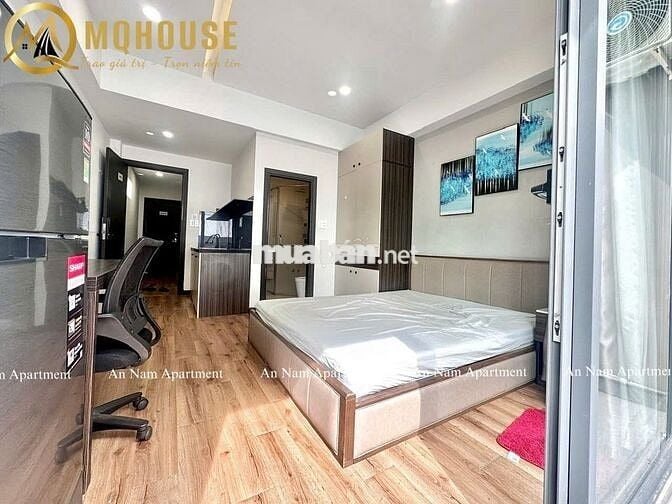 🏡 CĂN HỘ 1PN 50m2 - BIỆT THỰ SÂN VƯỜN–MGR– THANG MÁY – TONE GỖ CAO CẤP