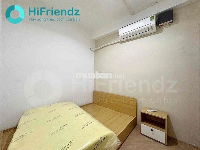 Cho thuê căn hộ 2PN Ban công, Máy giặt riêng Q1 gần cầu Nguyễn Văn Cừ