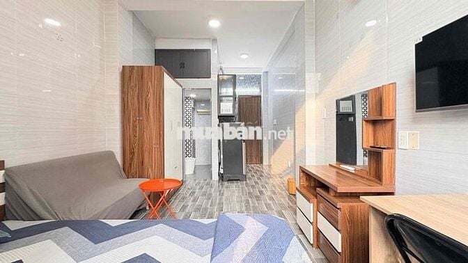CHÍNH CHỦ CHO THUÊ STUDIO 1PN BAN CÔNG FULL NỘI THẤT CAO CẤP TIỆN NGHI
