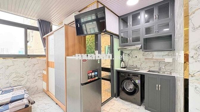 CHÍNH CHỦ CHO THUÊ STUDIO 1PN BAN CÔNG FULL NỘI THẤT CAO CẤP TIỆN NGHI