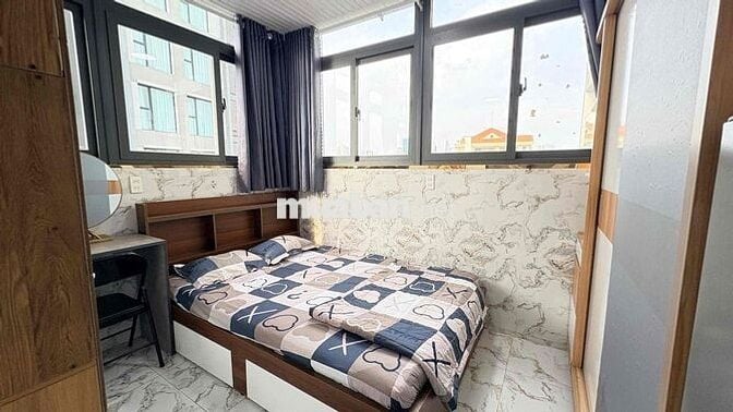 CHÍNH CHỦ CHO THUÊ STUDIO 1PN BAN CÔNG FULL NỘI THẤT CAO CẤP TIỆN NGHI
