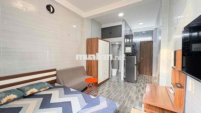 CHÍNH CHỦ CHO THUÊ STUDIO 1PN BAN CÔNG FULL NỘI THẤT CAO CẤP TIỆN NGHI