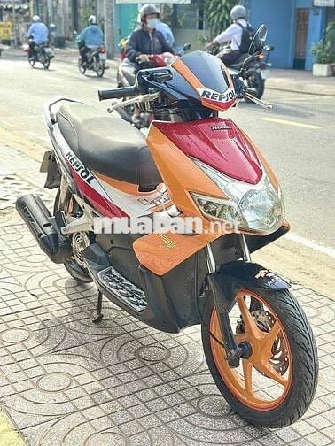 Xe tay ga Honda Air Blade Repsol màu cam đen đỏ zi