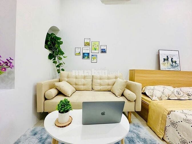CHDV 1PN – TÁCH BẾP – CỬA SỔ TRỜI LỚN – MÁY GIẶT RIÊNG