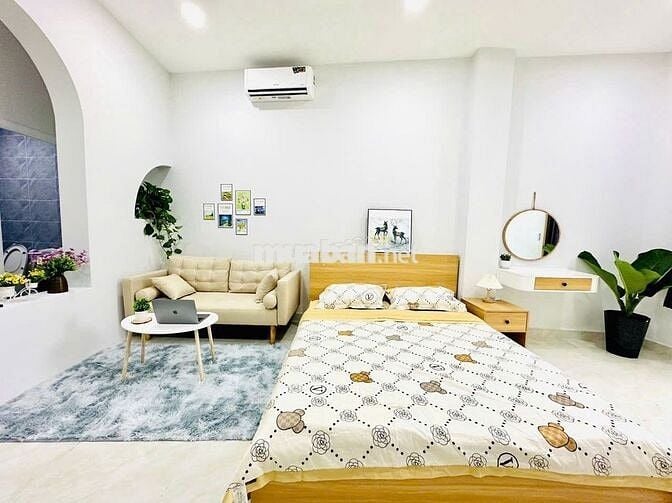 CHDV 1PN – TÁCH BẾP – CỬA SỔ TRỜI LỚN – MÁY GIẶT RIÊNG