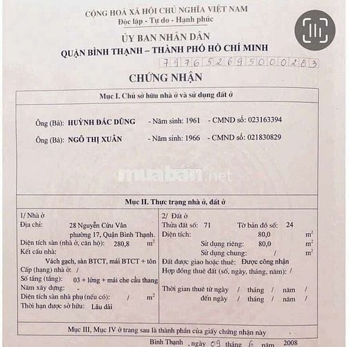 BÁN NHÀ THUỐC TÂY LONG CHÂU ĐC: 26-28 NGUYỄN CỬU VÂN 9×22M HĐT 220 TR